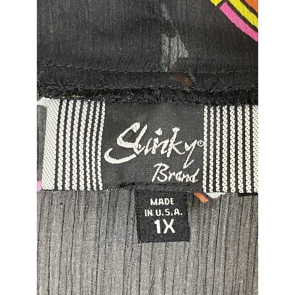 Slinky Funky Sheer Cardigan 1X Black Retro Hippie Indie Perfume Handbag Festive - Picture 2 of 15